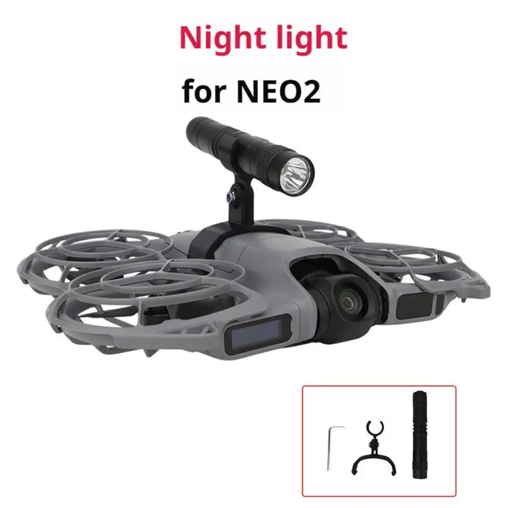 Luzes de navegação noturna para drone, para dji neo 2, lanterna led, suporte de suspensão, acessórios para drones