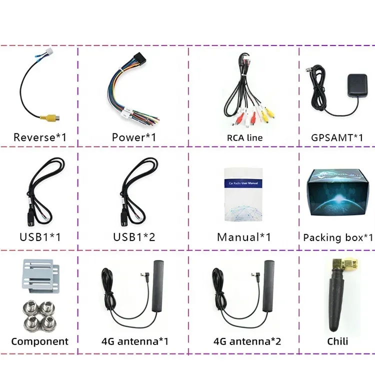 Jmance 10 "6 + 128GB 4G IPS 1280*720 FM AM DSP RDS BT5.0 أندرويد السيارات Carplay 2din سيارة الصوت العالمي سيارة مشغل وسائط متعددة #6
