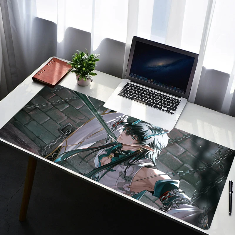 

Mouse Pad Computer Gaming Accessories HD Mousepad Rubber Extended Desk Mat Laptop H-honkai Star Rail Dan Heng Gamer Keyboard Pad