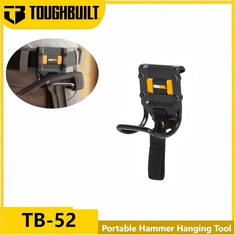 TOUGHBUILT TB-52 Modular Hammer Loop Portable Hammer Hook Household Hammer Belt Clip Tool Hook Assembly