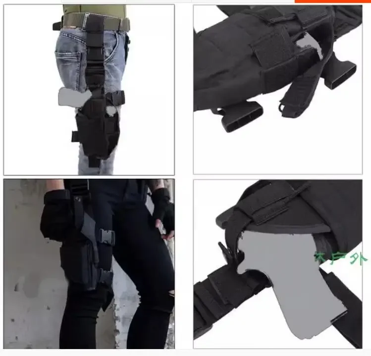 Lara Croft Cosplay Belt Holster Two Include Belt Black Outdoor