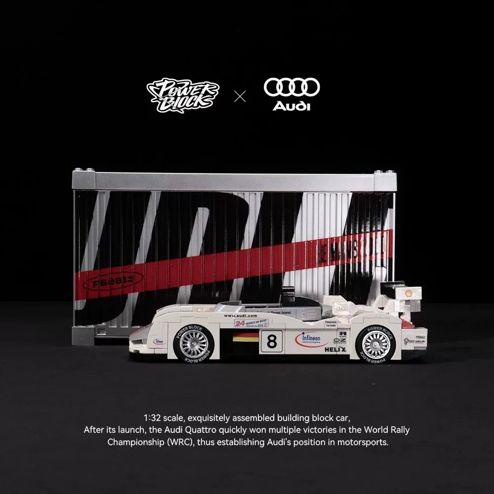 

MOC 391pcs Creative City Retro Speed Super Car Building Blocks R8 Super Sport Car Model Bricks Toys For Kids Christmas Gifts Boy