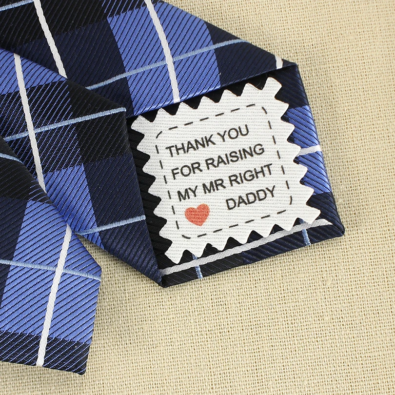 

Bride Gift. Iron On Tie Patch. Personalized Tie Patch, Personalized Tie Patch Groom Gift. Wedding Tie Label.