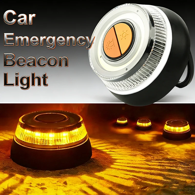 

Universal V16 Car Warning Light with 2 Light Modes,Magnetic Strobe Emergency Beacon Light,Sustainable Lighting Battery Lamp