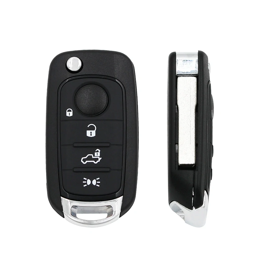 BEST KEY 3 buttons 4 buttons folding flip remote key case shell fob for Fiat Egea Tipo 500X new models uncut blade