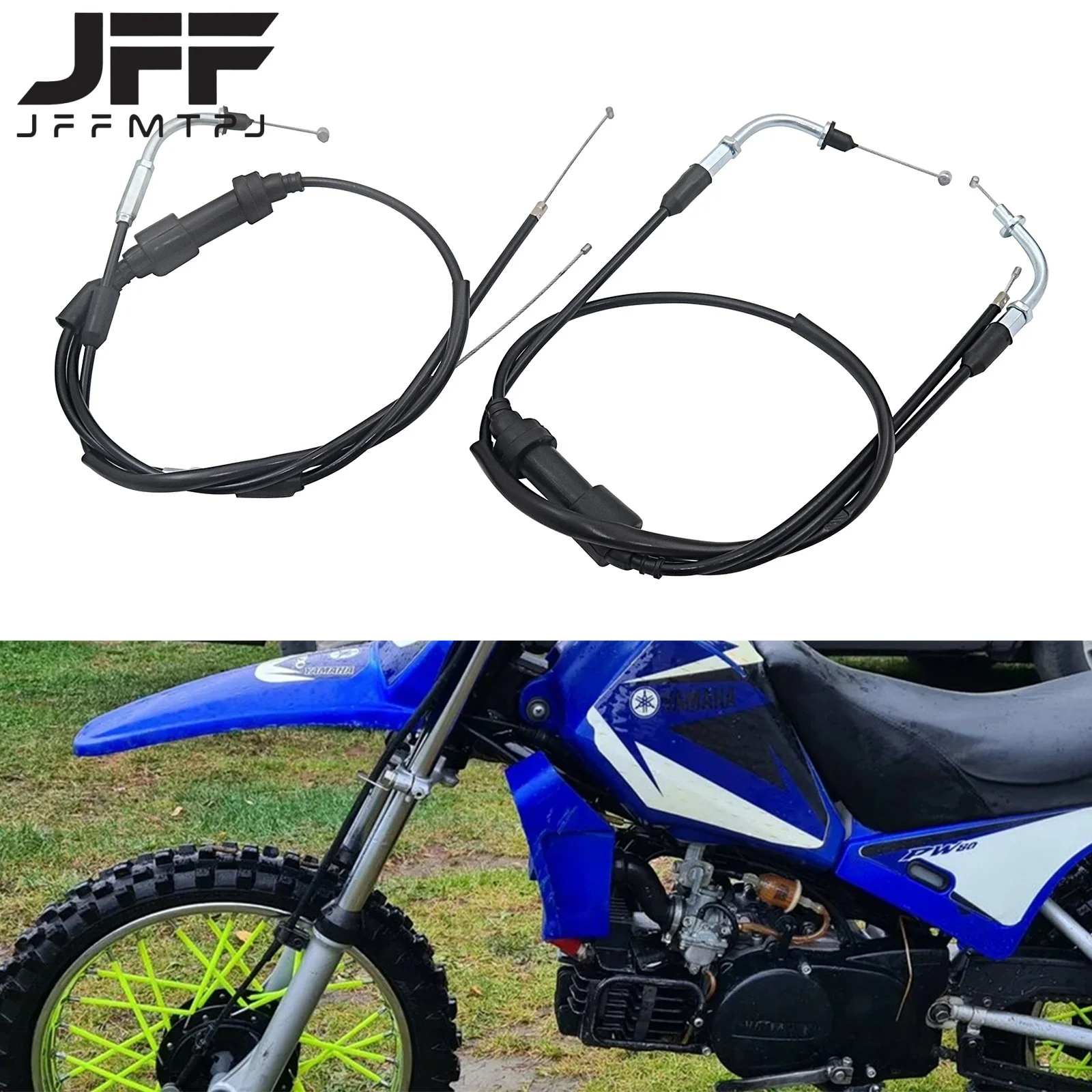 Motorcycle PW50 PW80 Carburetor Throttle Cable Assembly For YAMAHA PW PY BW 50 80 Dirt Bike Motocross Universal Accessory