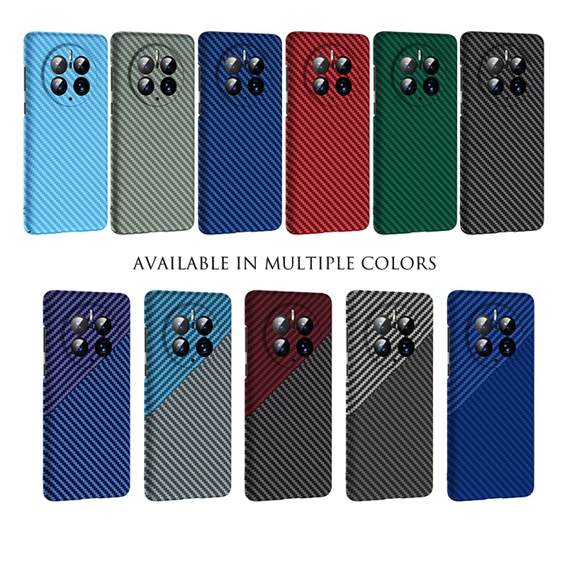 Luxury Ultra Thin Carbon Fiber Textured Phone Case For Xiaomi Redmi Note 14 13 Pro Plus 12T 11T Pro Turbo Shockproof Hard Cover