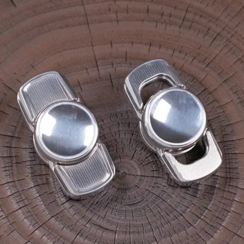 Metal Mini Fidget Spinner Fingertip Rotating Flywheel Hand Spinning Top Tip EDC Stainless Steel Stress Relief Toy Anti Anxiety