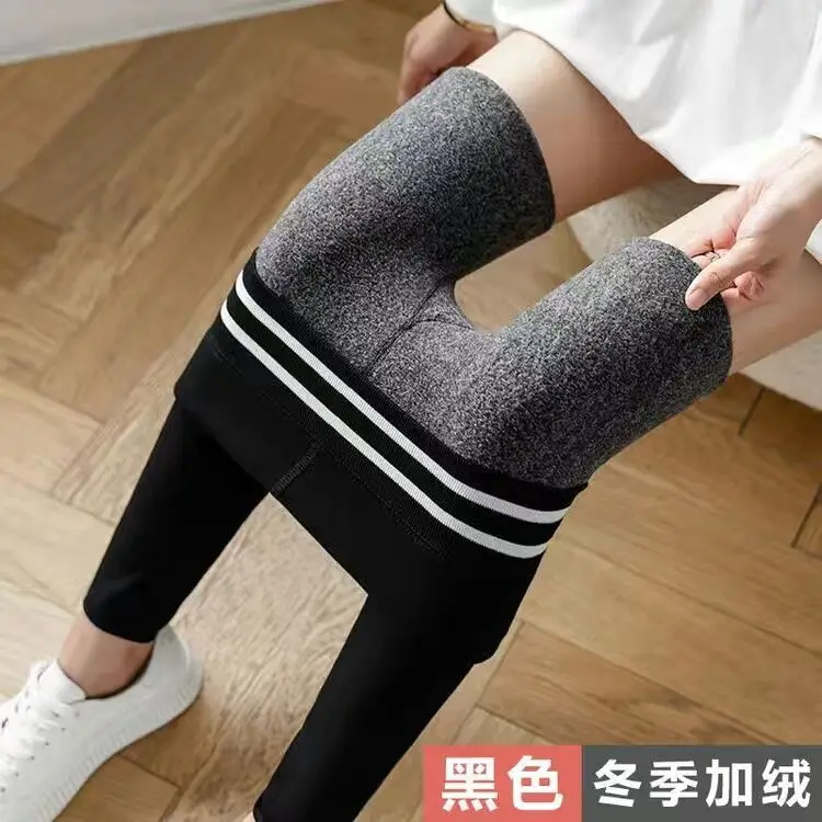 leggings with fur for women Leggings Women Velvet Thicken Warm Leggings Women's Plus Velvet women Trousers