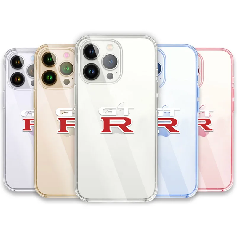 حافظة هاتف شفافة فاخرة لهاتف آيفون 11 12 13 14 Pro Max XR X XS SE 8 Plus لنيسان X-trail قاشقاي نوت جوك سنترا باترول ليف