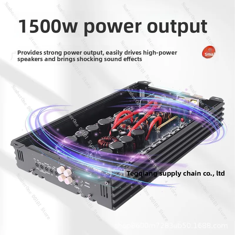 1500w car amplifier class d single-channel subwoofer amplifier audio upgrade dsp cross-border service