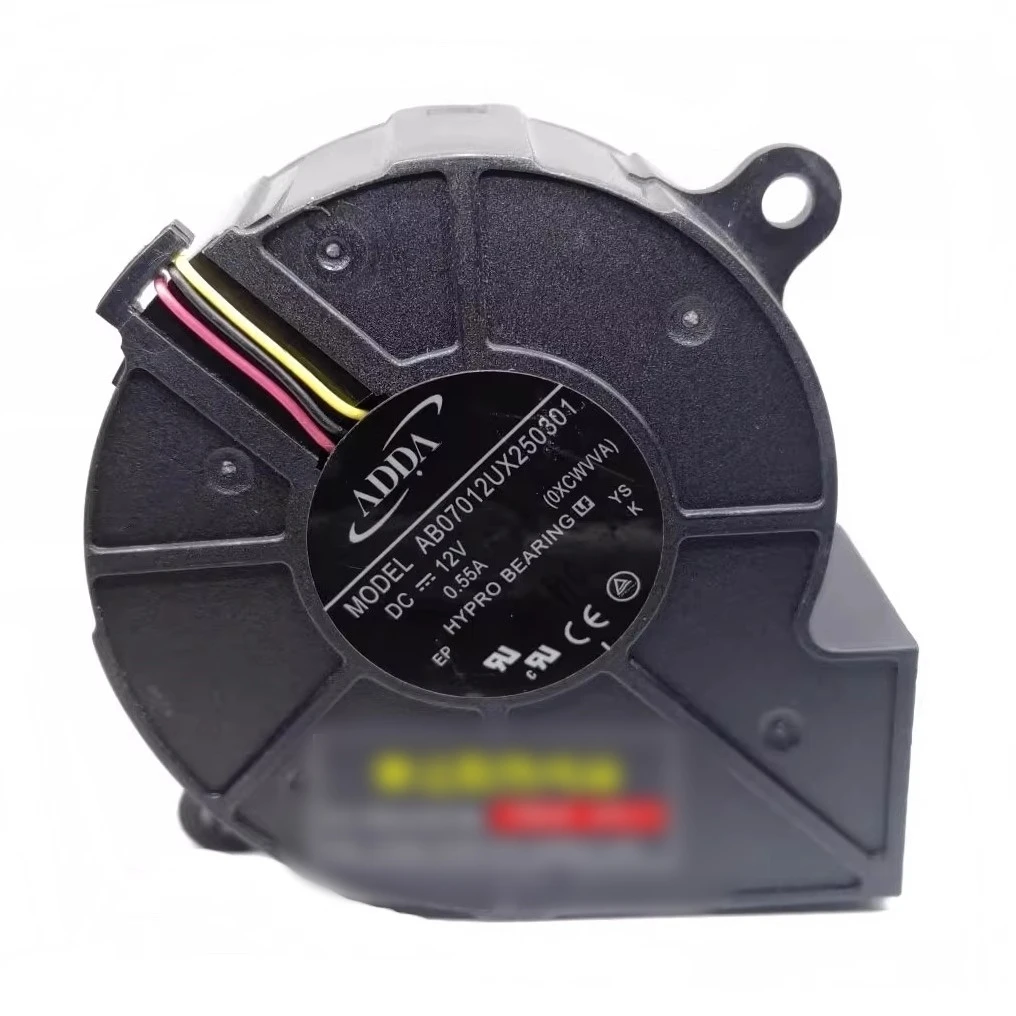 

Free shipping New 7025 12V 0.55A AB07012UX250301 Right Outlet Air blower fan