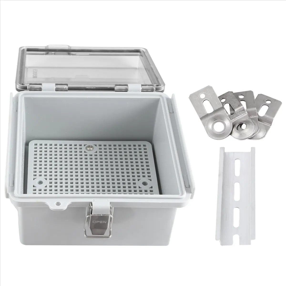 

AB09 Outdoor Electrical Box Weatherproof Junction Box Plastic Waterproof Project Box Enclosure for Electronics WiFi Network