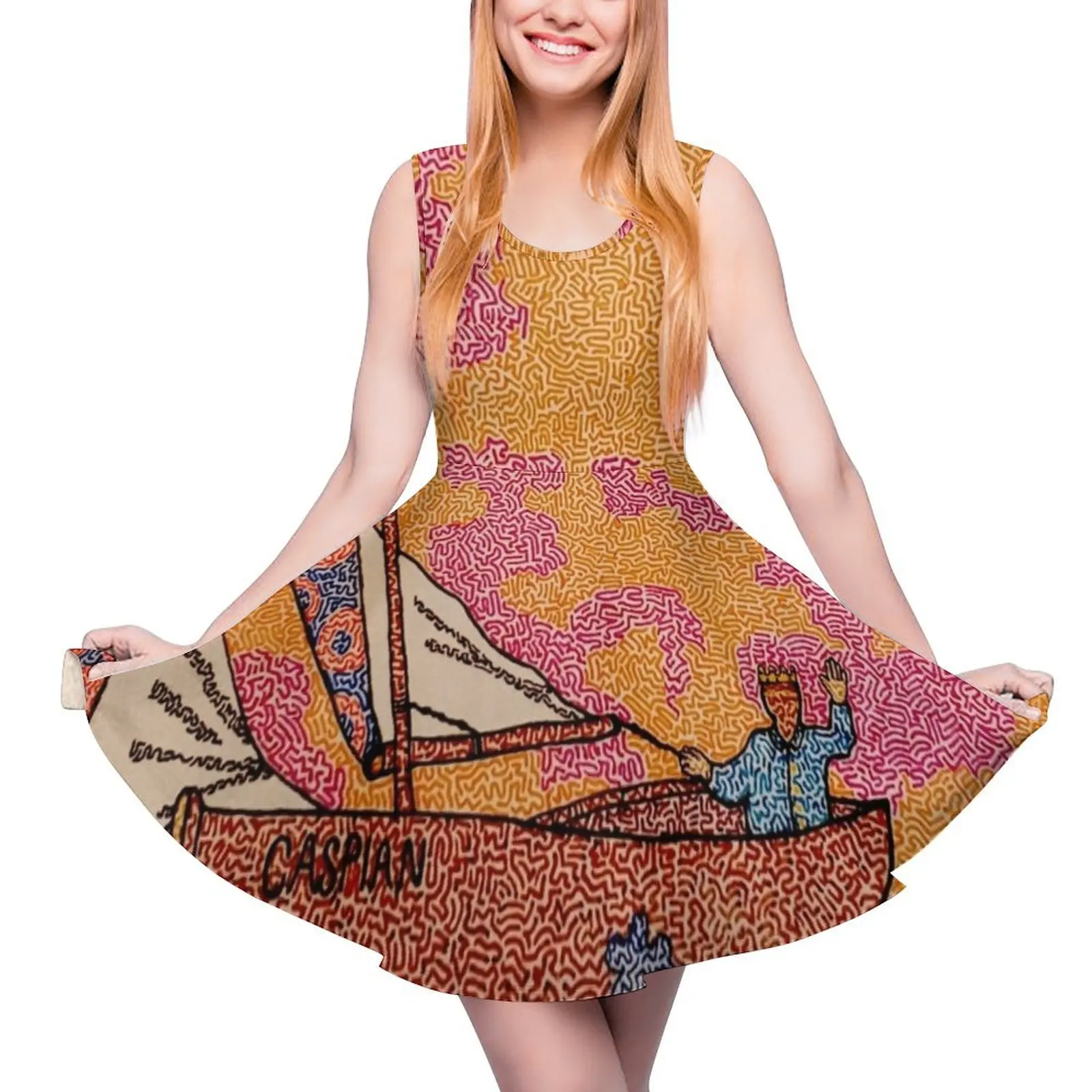 Prince Caspian at Sunset Sleeveless Dress summer dresses women 2024 elegant party dresses for women 2024