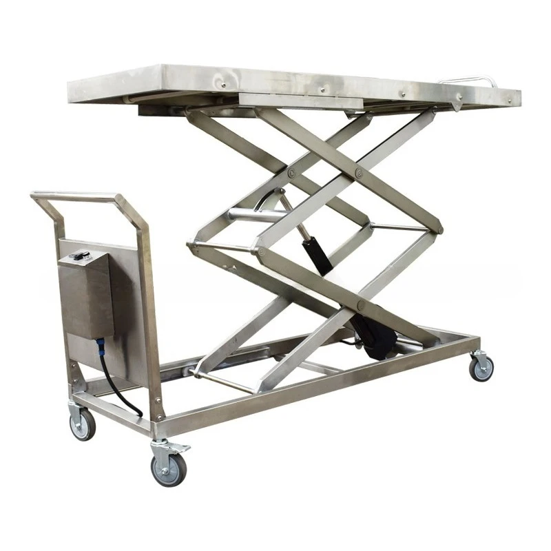 Refrigerator matching double fork electric stainless steel body lift car