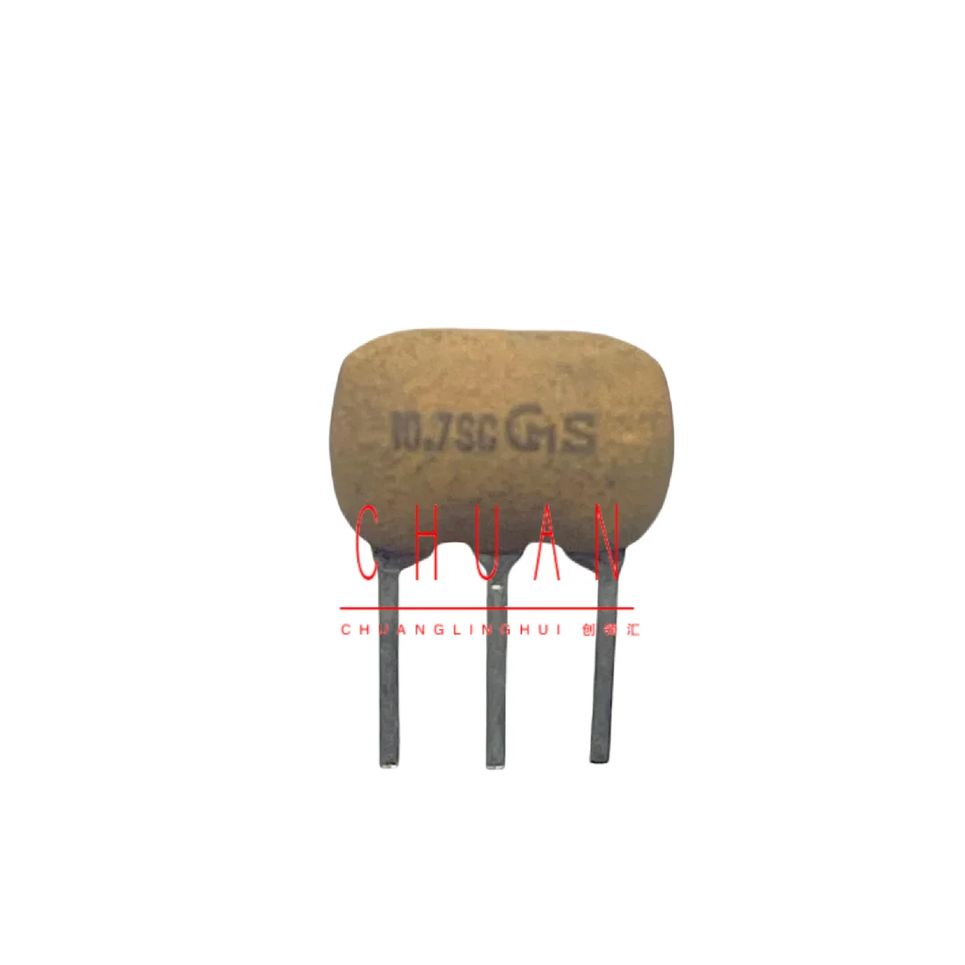 50pcs 10.7MHz Ceramic Filter 3-Pin 230K Bandwidth