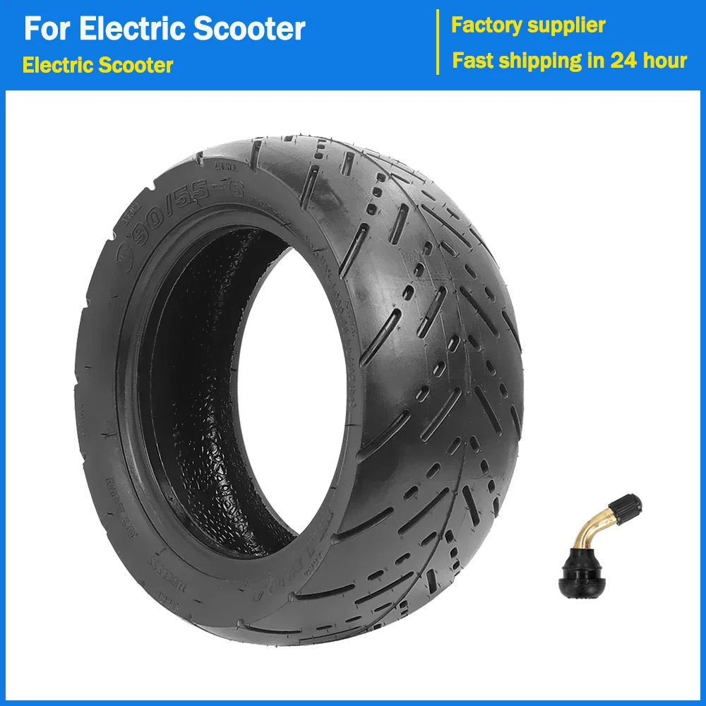 

Thickened Off-road Tires 90/55-6 Tubeless Tire Widened Wear-Resistant Anti-Skid Rubber Tyre for Electric Scooter Wheel Accessory