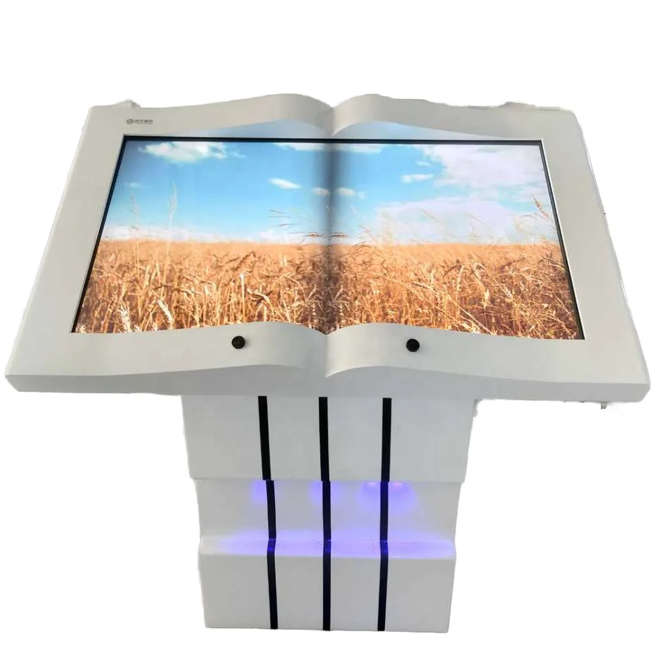 Digital Signage Touch Flip All-in-one Touch Screen LCD Electronic Virtual Book Flipping LCD Virtual Flipper Display