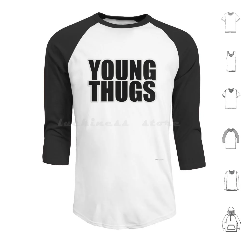 

Худи с длинным рукавом Young Thugs By 360 Sound And Vision, худи для молодых Thugs The Knotty Headz Knotty 360, звуковое и зрительное снаряжение