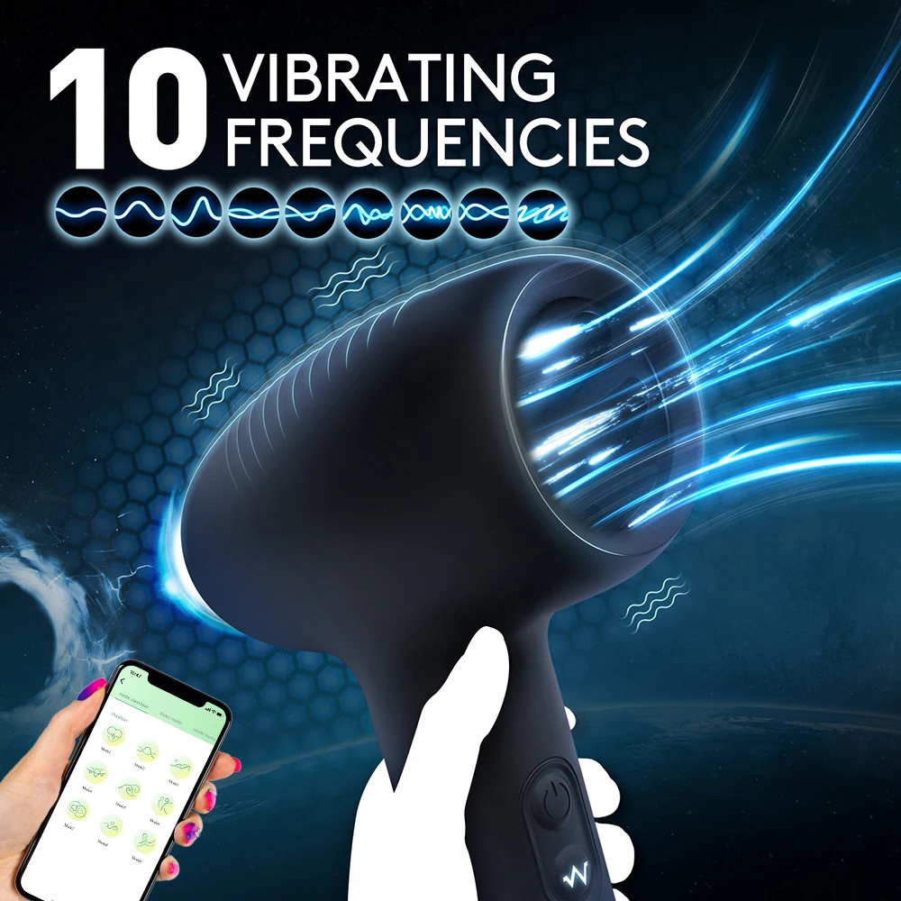 بلوتوث التلقائي ذكر الاستمناء كأس اللسان مص الاهتزاز كس آلة الجنس للرجال APP التحكم عن بعد لعبة الجنس القضيب