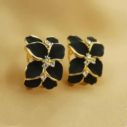 Wholesales Fashion 2026 New Gardenia Cute Exaggerated Earrings Jewelry Accessories