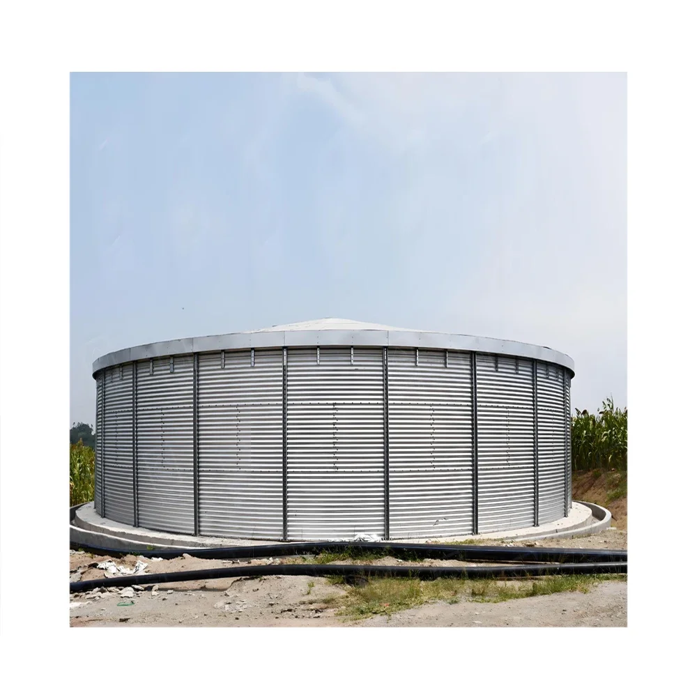 

Steel Water Storage Tank Round Reservoir Stock Water /Pond Galvanized Biofloc /Fish farming tank water tank storage