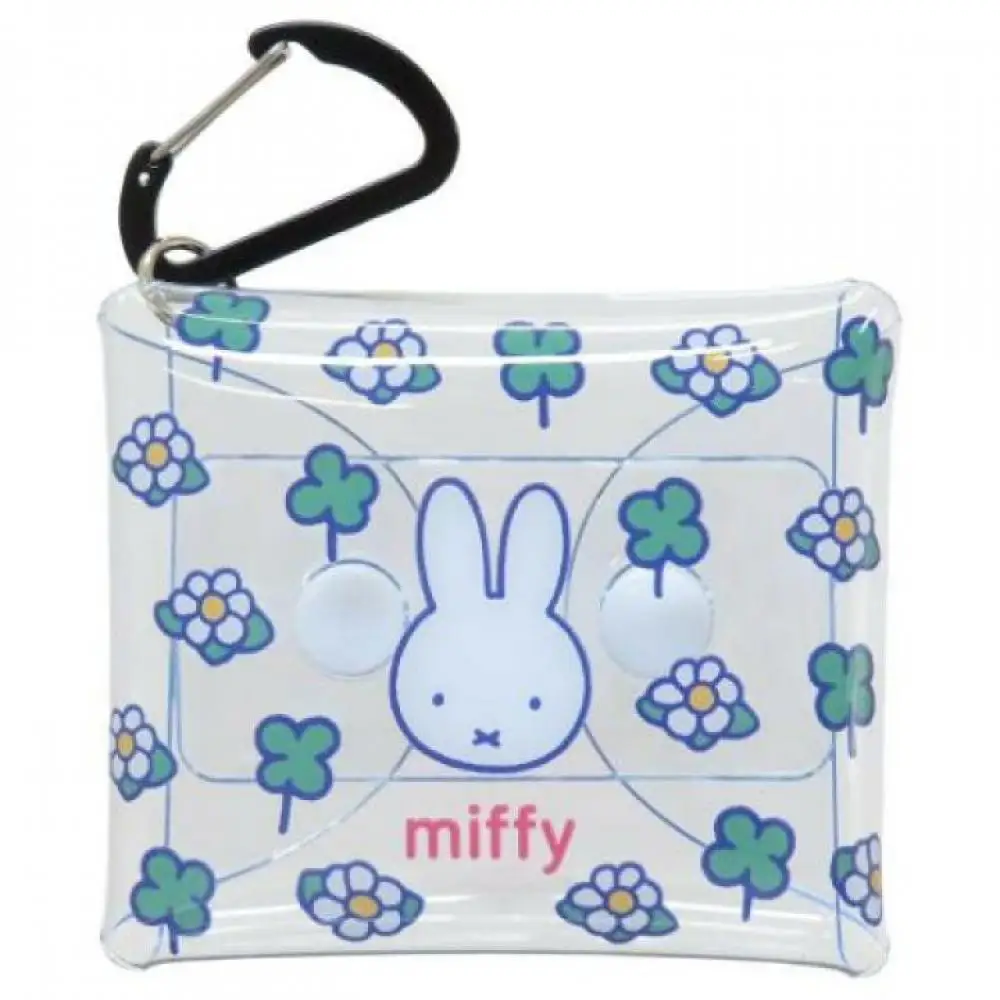 

Miffy Card Card Miffy Transparent p V c storage Bag Makeup Bag Key Case Earphone case Card Case Coin Purse