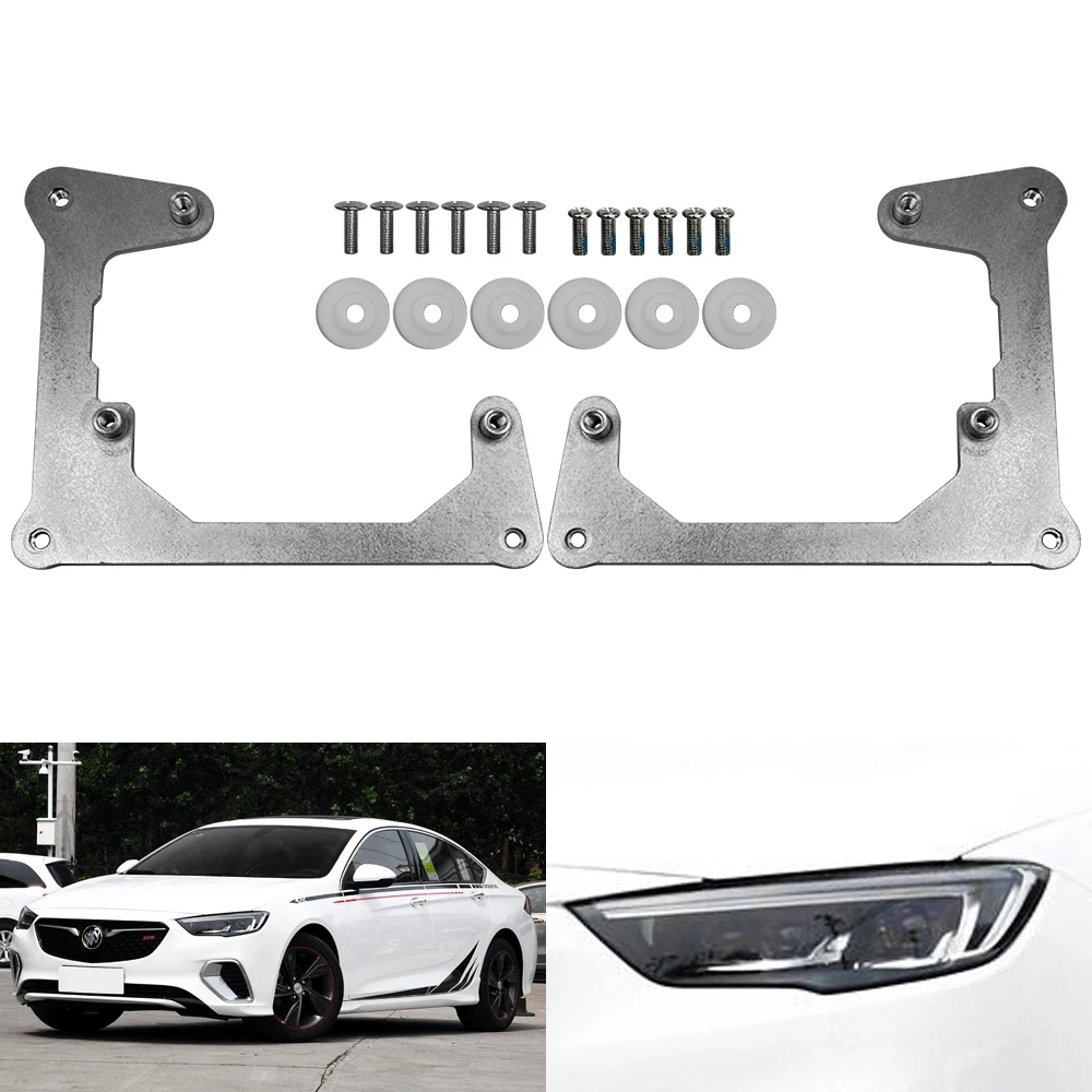 Taochis Car-Styling Adapter Frame Headlight Bracket for Buick Regal halogen 2014-2016 Chevrolet Explorer Halogen 2017-2018