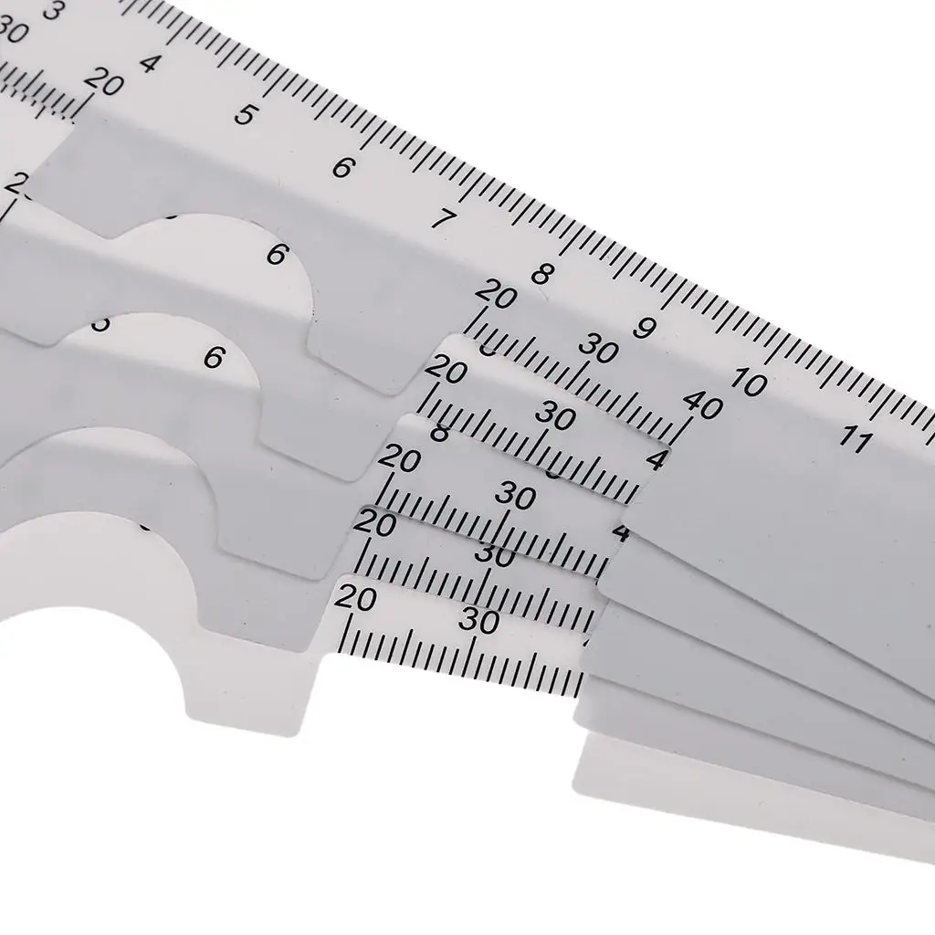 Soft Ruler for Pupil Distance Plastic PD Gauge Optical Eye Instrument Measurement Tool for Glasses Adjustment and Vision Testing