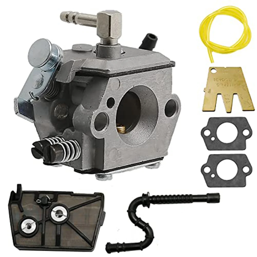 

Carburetor Replacement Kit for 028 Series Chainsaws Featuring Essential Components Including Air Filter and Gaskets