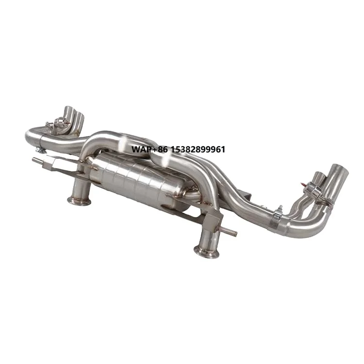 

High Quality 304 Stainless Steel Suitable Exhaust Rear Section Pipe for R8 V10 5.2 Exhaust Catback Pipe