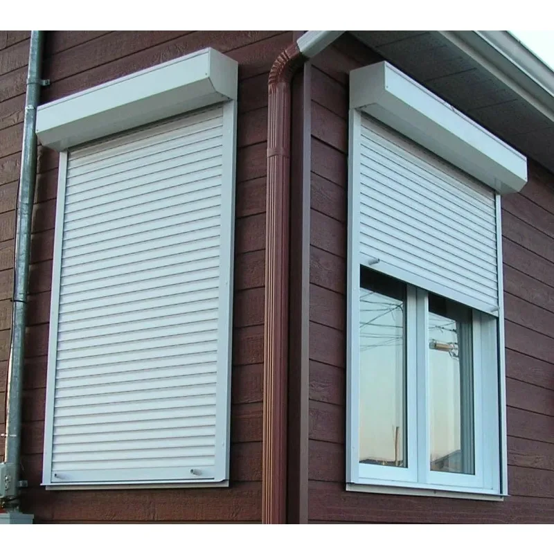 T Electric automatic aluminum roller shutter sliding window with handle for apartment hotels