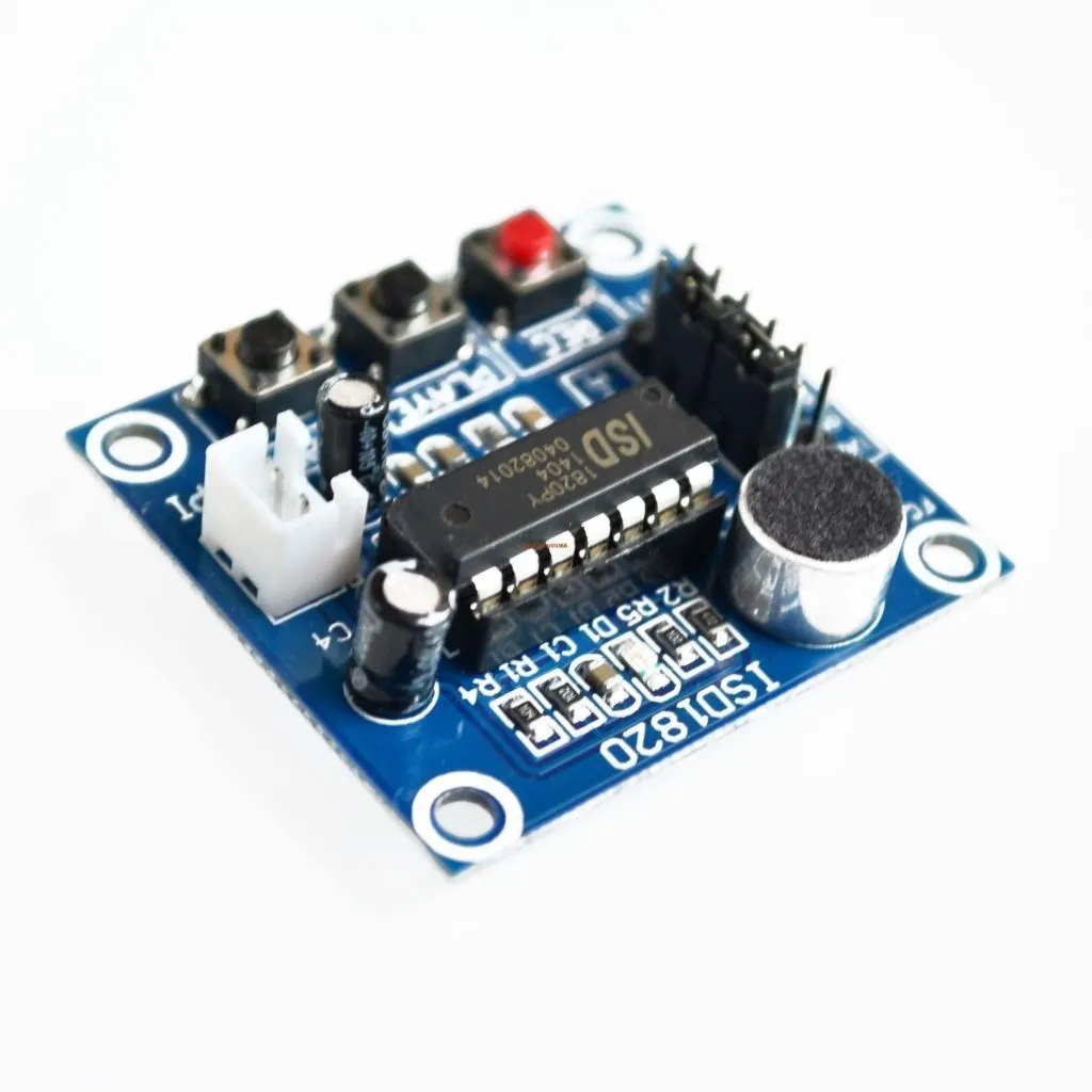 【AH ROBOT】5PCS ISD1820 recording module voice module the voice board telediphon module board with Microphones