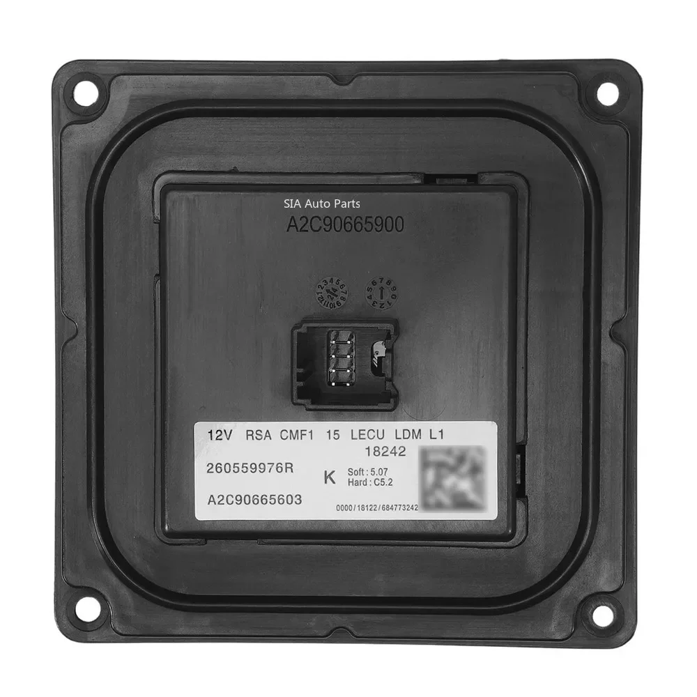 

NEW LED Headlight Ballast Control Unit Module For Renault Megane Captur 2013-2019 Running Daytime Light A2C90665603 260559976R