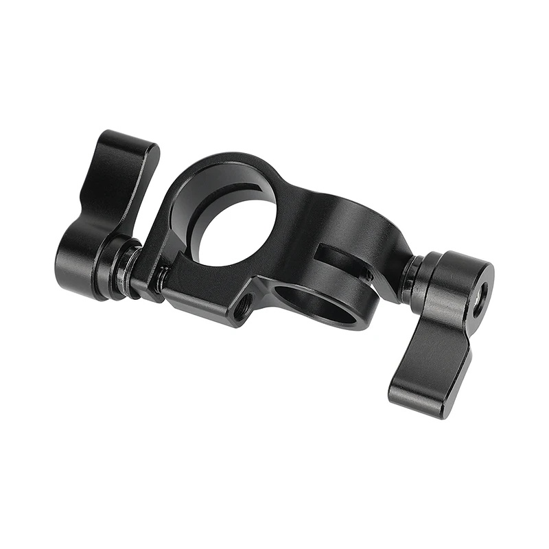 CAMVATE Standard 15mm To 19mm Rod Clamp Adapter Perpendicular Railblock For DSLR Camera Cage Rig,  Shoulder Mount Support Rig