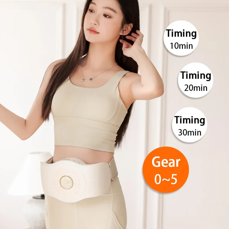 

Abdominal Massager Bian Shi Rubbing Belly Instrument Multifunctional Hot Compress Electric Home Use Waist and Abdomen Massage