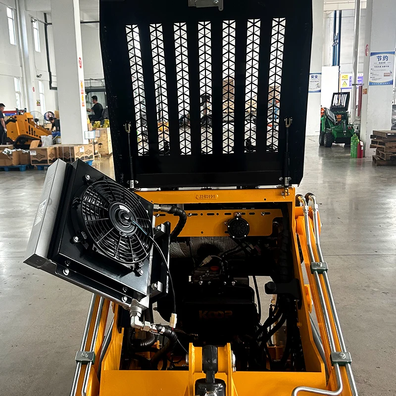 

Customized Cheapest EPA Walk Behind Mini Loader Stand on Skid Steer Loader With Bucket
