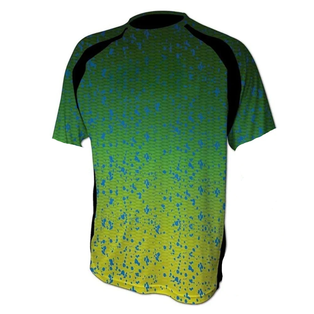 Fishing Apparel Men Short Sleeve T-Shirt Outdoor UV Clothing Hooded Shirts Upf 30 Costa Rica Fishing Jersey Breathable