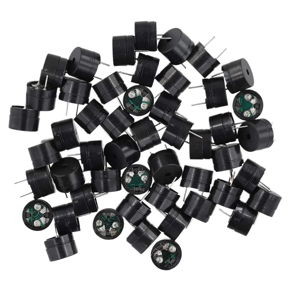 

50PCS Electromagnetic Buzzer Electromagnetic Impedance 16 Ohms Resistance Speaker AC/2KHz 3V 5V 9V 12V Passive Buzzer Alarm