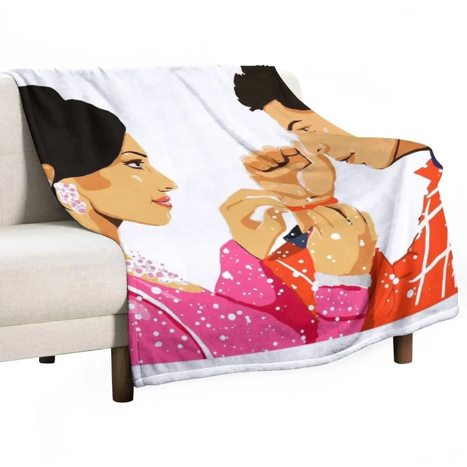 

Om Shanti Om Throw Blanket Thermals For Travel Hairys sofa bed Blankets