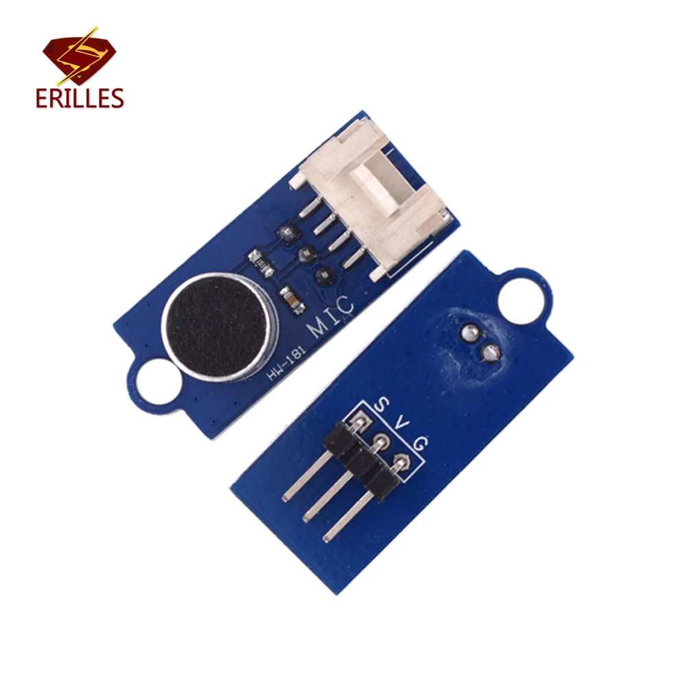 Mic Power Module Microphone Noise Decibel Measurement Module 3p 4p Interface Sound Sensor for Arduino