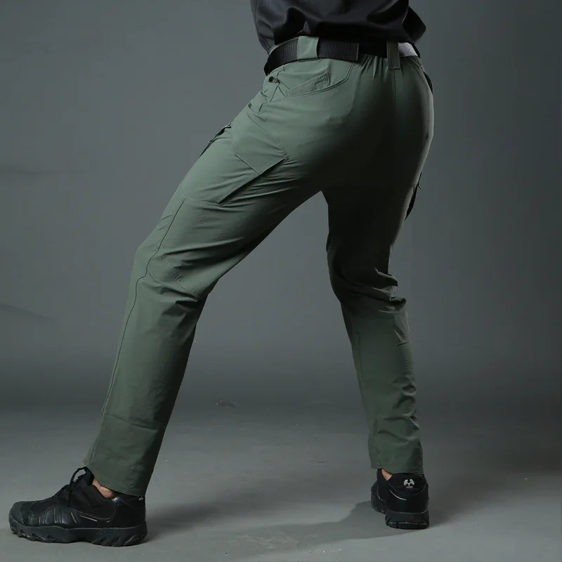 

Faionable Color Sports Cargo Pants Men's Workwear Trousers Urban Sle Casual Loose Fit Long Pants Anti-Wrinkle