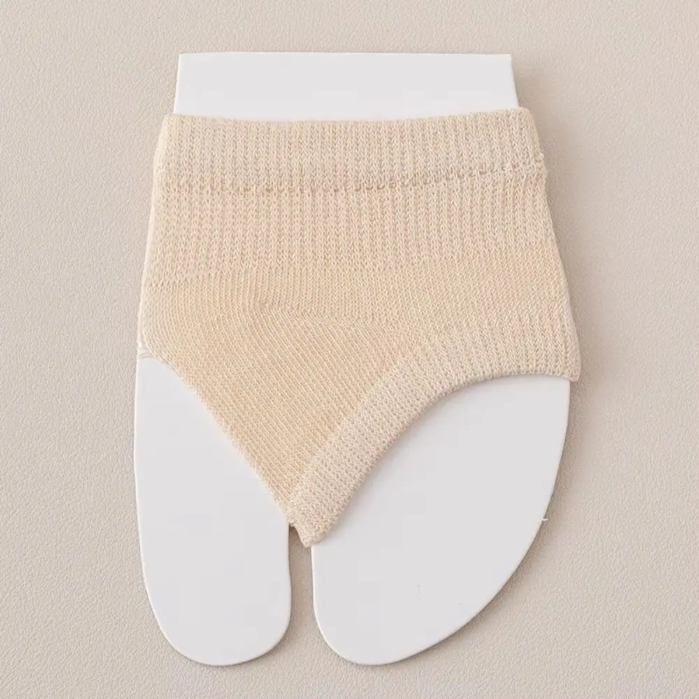 Solid Color Forefoot Pad Socks Breathable High Elasticity No Show Socks Slipper Liner Half Foot Toe Separator Socks