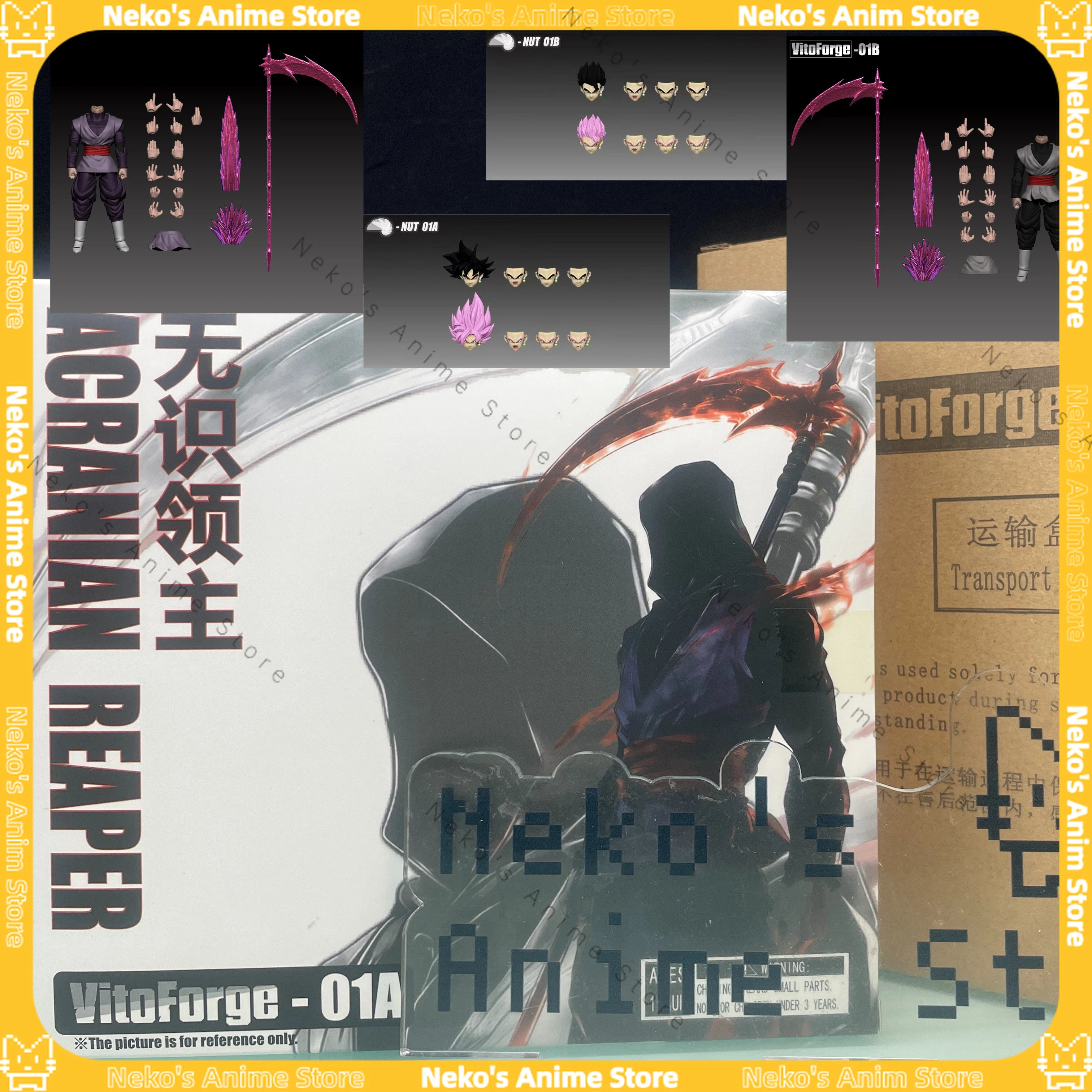 

В наличии: Фигурка VitoForge VF Studio Scythe Master Black Goku, аниме-модель, модная коллекционная игрушка, настольная кукла, подарок