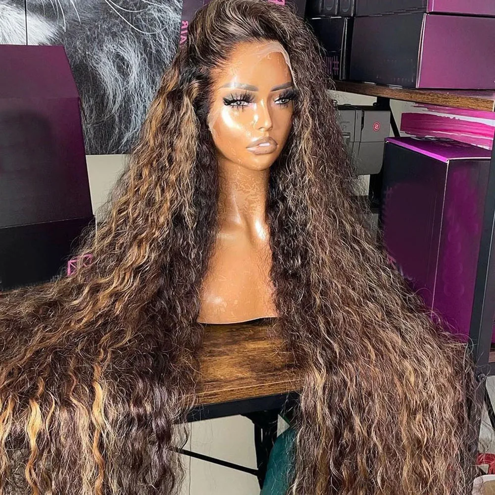Super Natural Hairline Highlight Lace Front Wig