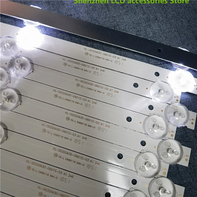 for 6 LED HL-00320A30-0601S-07 A1 2 6 silver IP-LE32/495523 hl-00320a30 6V 575mm 100%NEW