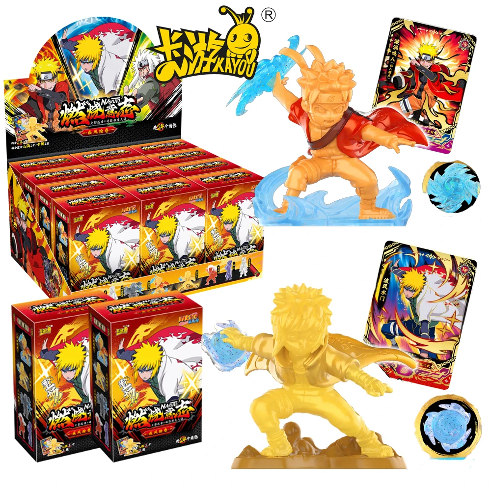 

KAYOU Naruto Blind Box Erasers Anime Peripheral Burning Will Series Cute Style Playful Collection Desk Ornaments Gifts for Teens