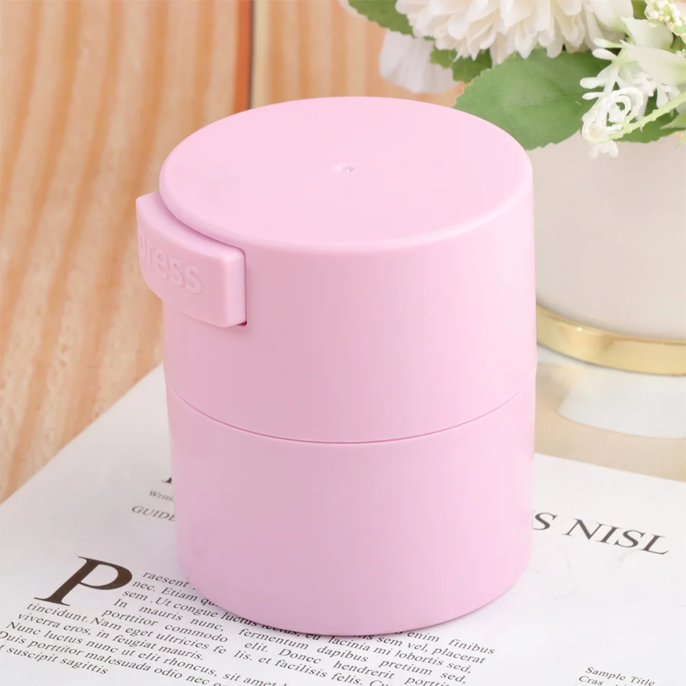 

2Pcs Eyelash Glue Jars Sealed Lash Storage Containers Lightweight Portable Case for Eyelash Extension Supplies