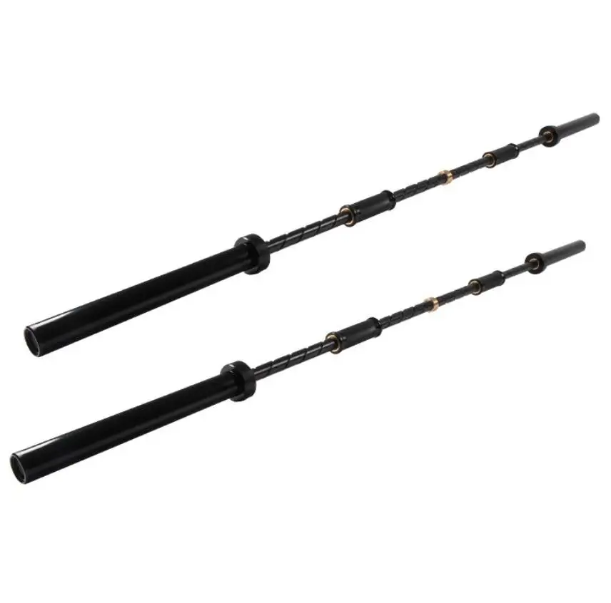 Training Technical Barbell Bar High Quality Professional Fitness Squeeze Barbell 20KG 2.2m Weightlifting Powerlifting Strength