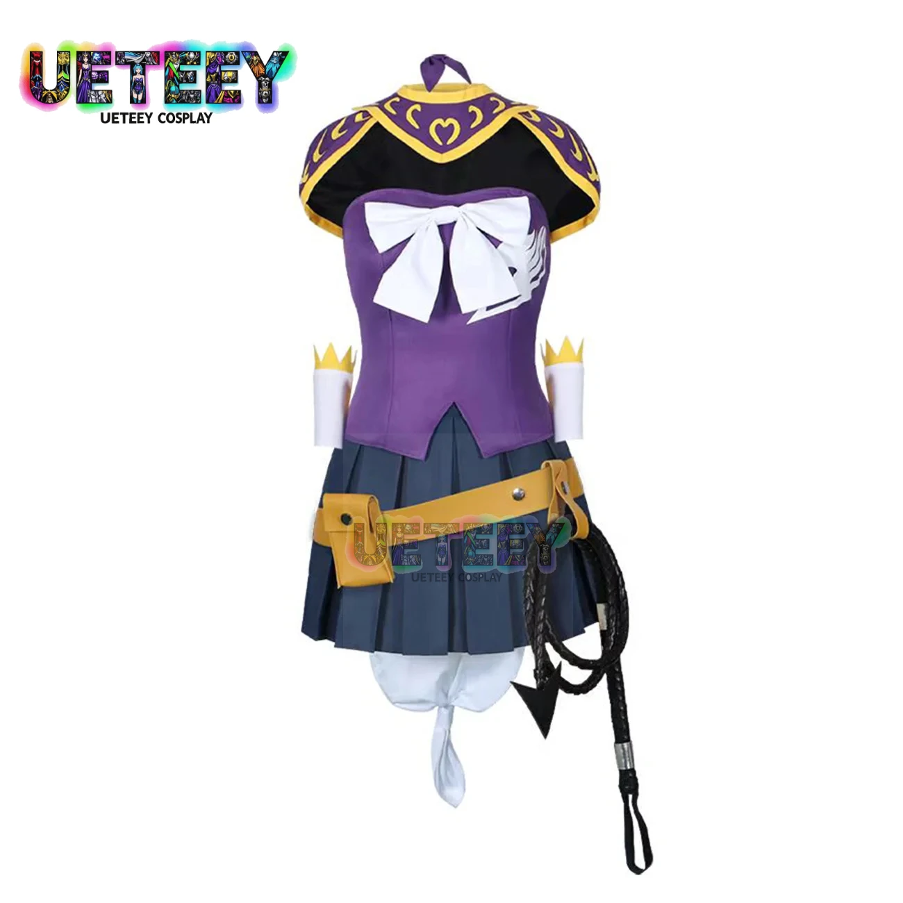 

UETEEY Anime Cos Lucy Heartfilia Cosplay Costume Party Uniform Full Set Female Suit Halloween Outfits